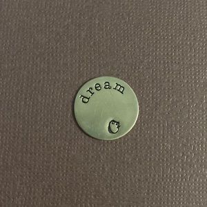 Origami Owl Plate | Dream | Medium Locket